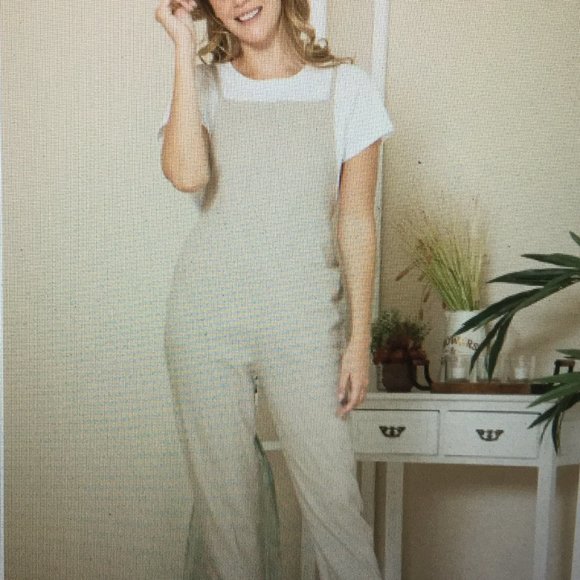 Lindsey Linen Washed Jumpsuit - Picture 3 of 8